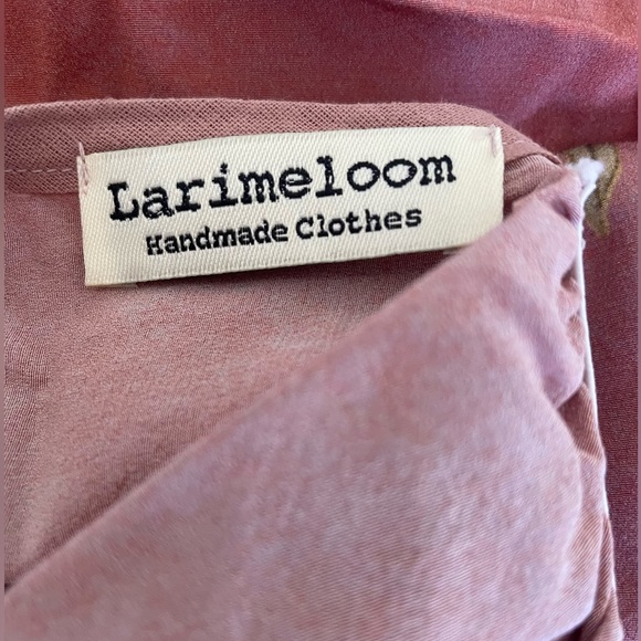 Italian Silk Dress by Larimeloom- like new worn once- one of a kind! - Picture 6 of 6